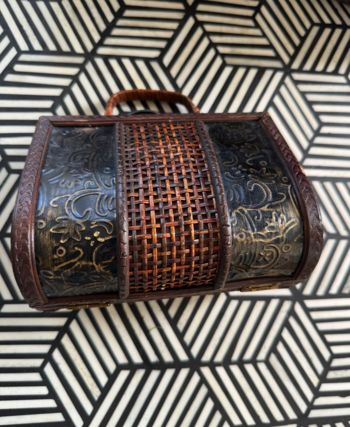 Dali 1940’s Wooden Mini Purse