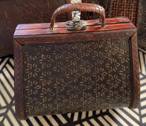 Dali 1940’s Wooden Mini Purse