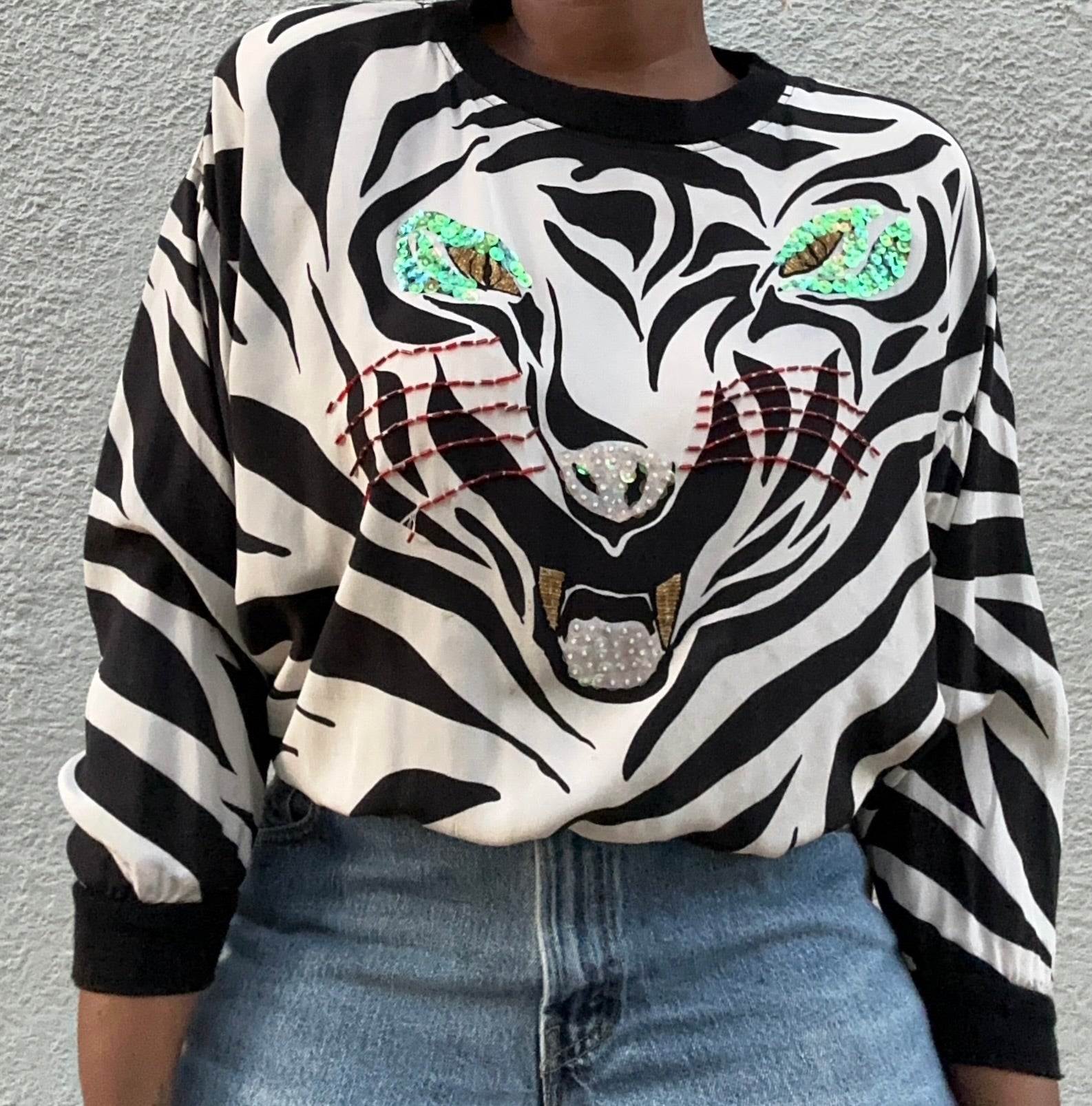 Nyla Silk Vtg Top | Medium