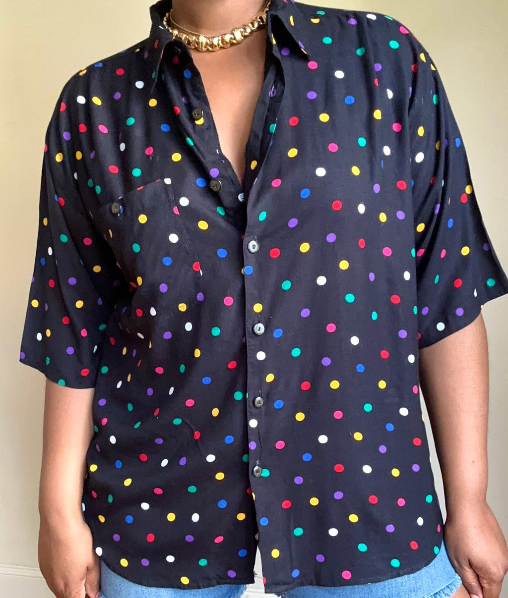 Dot Vtg Top |Large