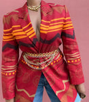Vtg Ellen Linen Blazer | Size: 10