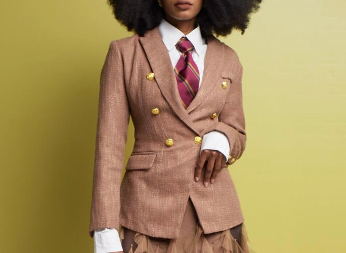 Jocie Vtg Tweed Blazer | Size: 6/8