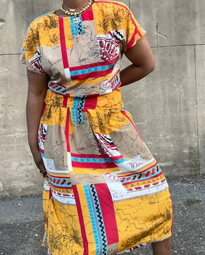 Lesli Vtg Skirt Set | 10/12