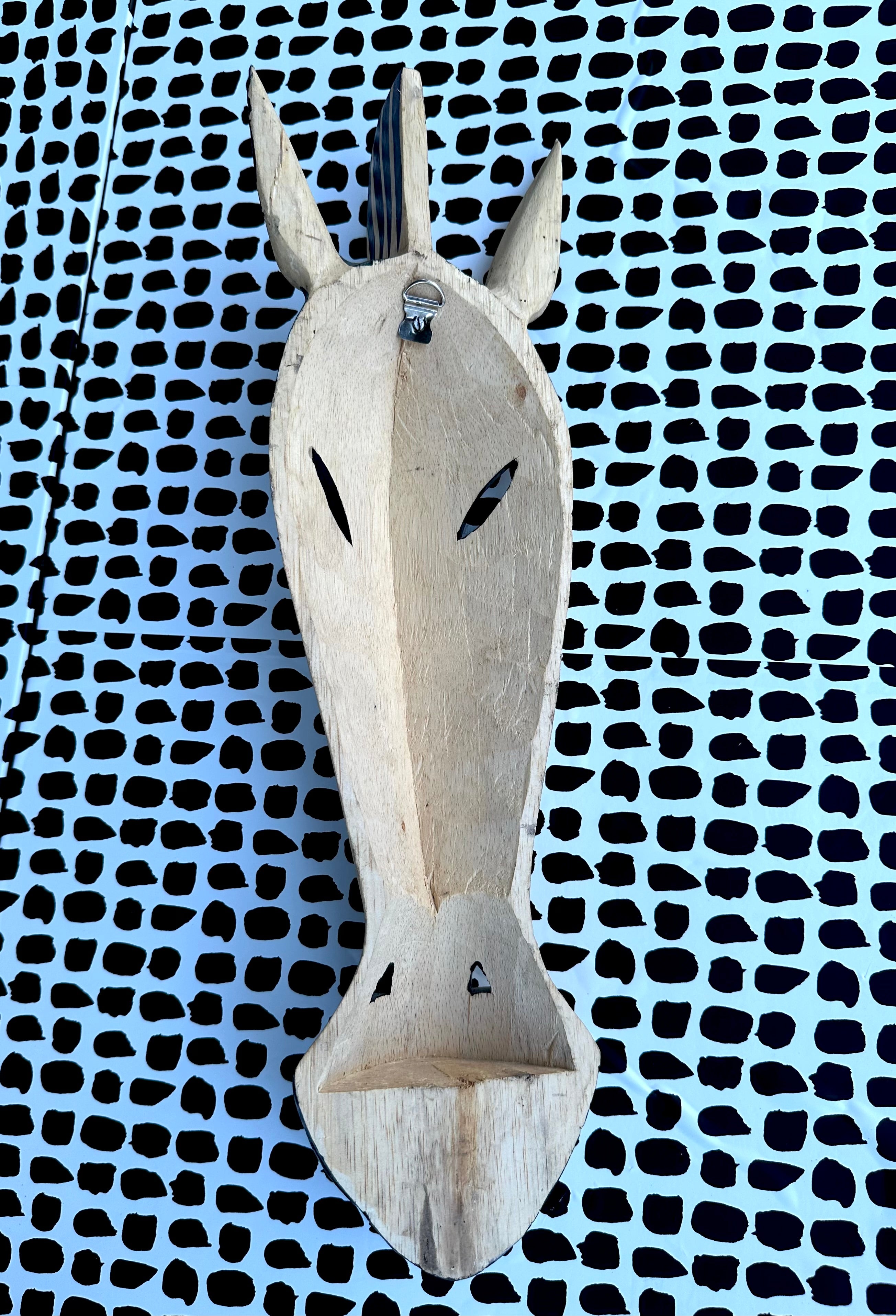 Kenni Giraffe Wooden Mask | Orgin: Kenya