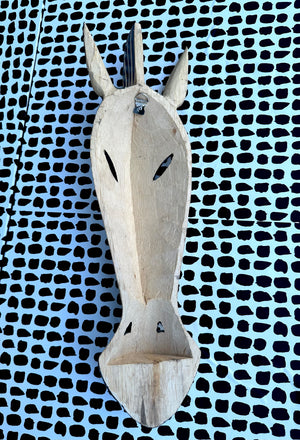 Kenni Giraffe Wooden Mask | Orgin: Kenya