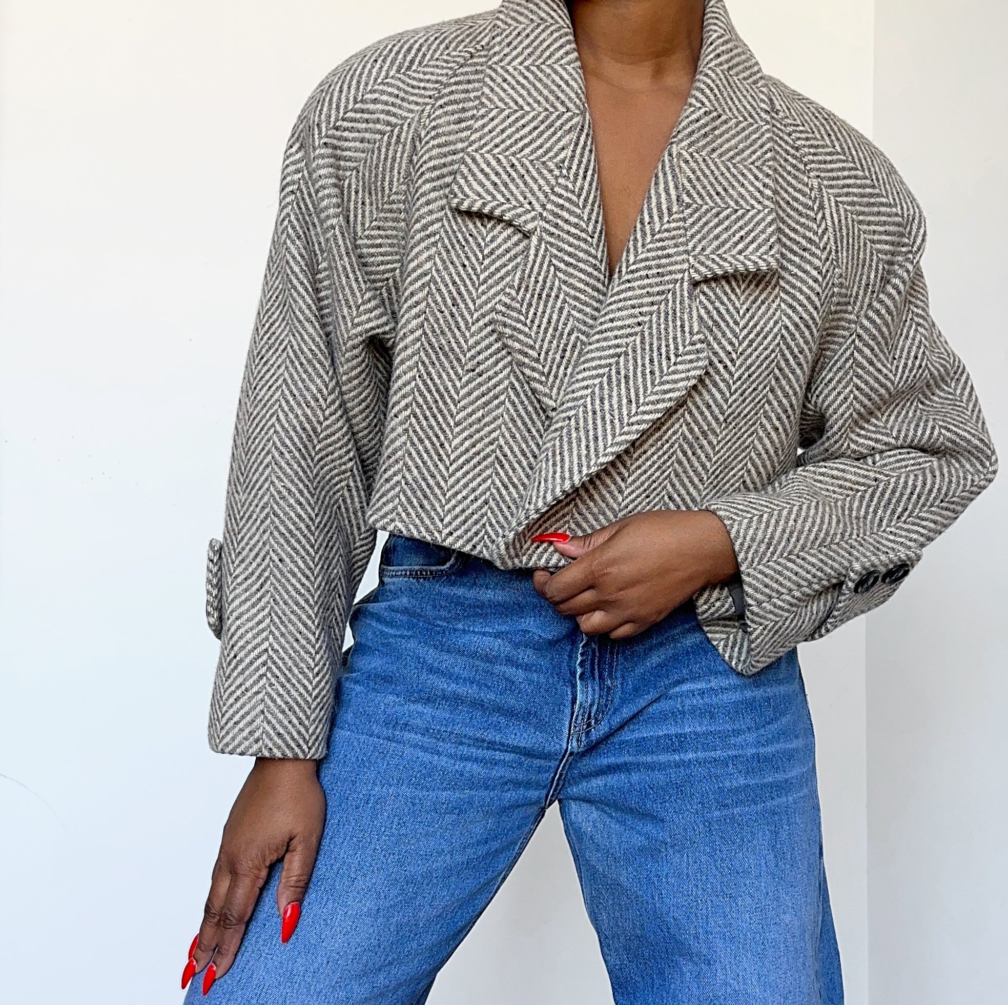 Jackson Reworked Cropped Coat | S-L