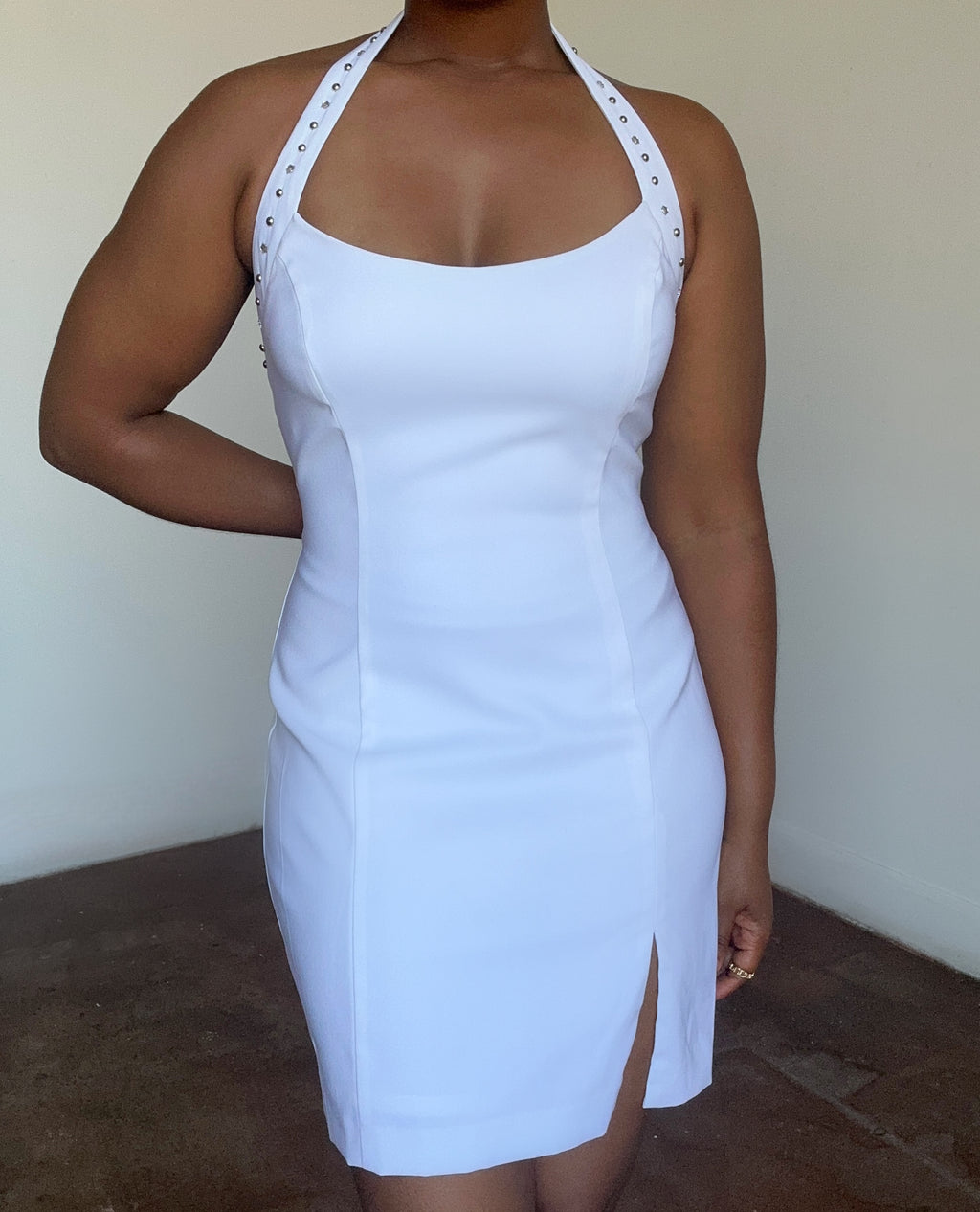 Cache Vtg Halter Dress | 10