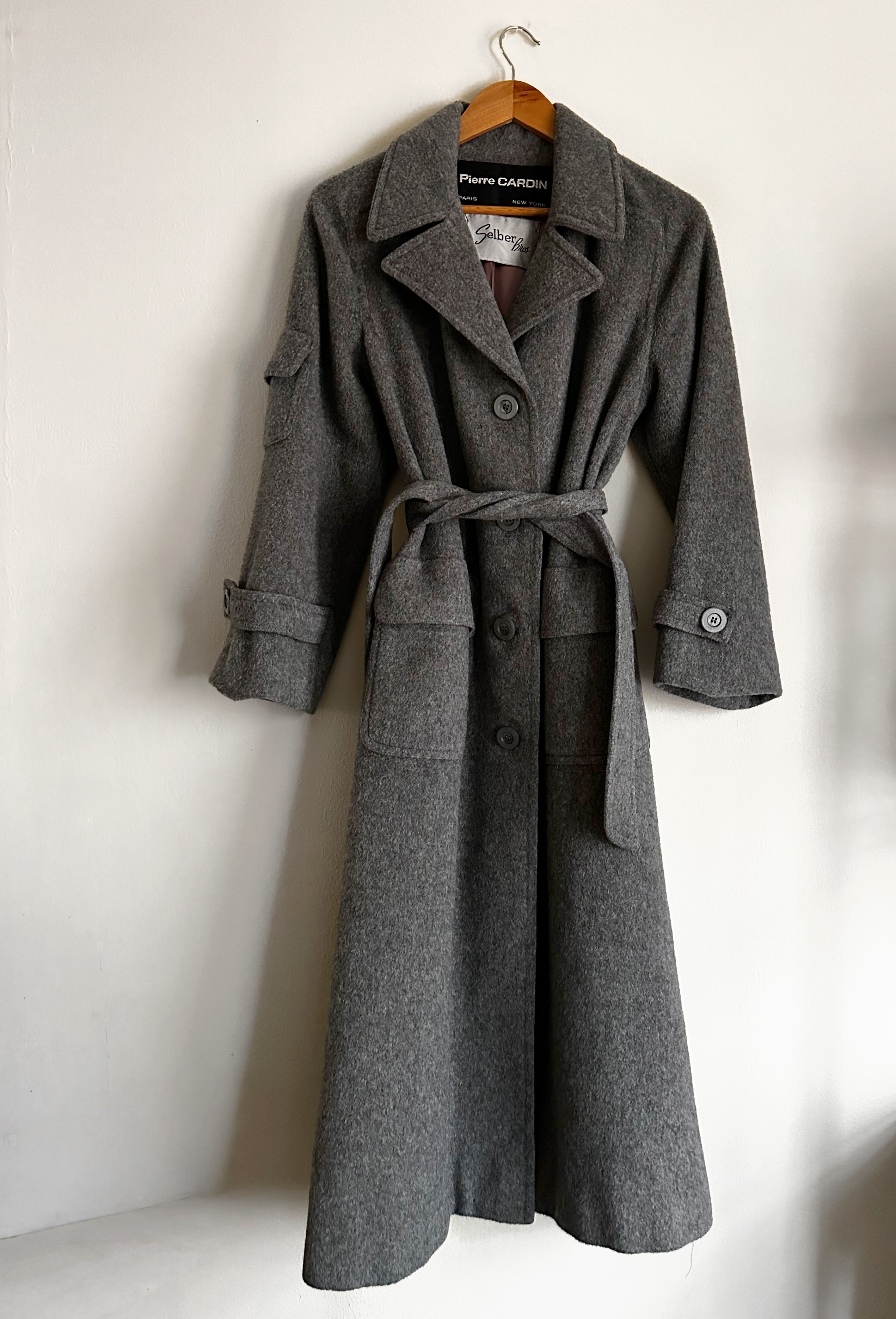 1960’s Pierre Cardin Wool Coat | Small