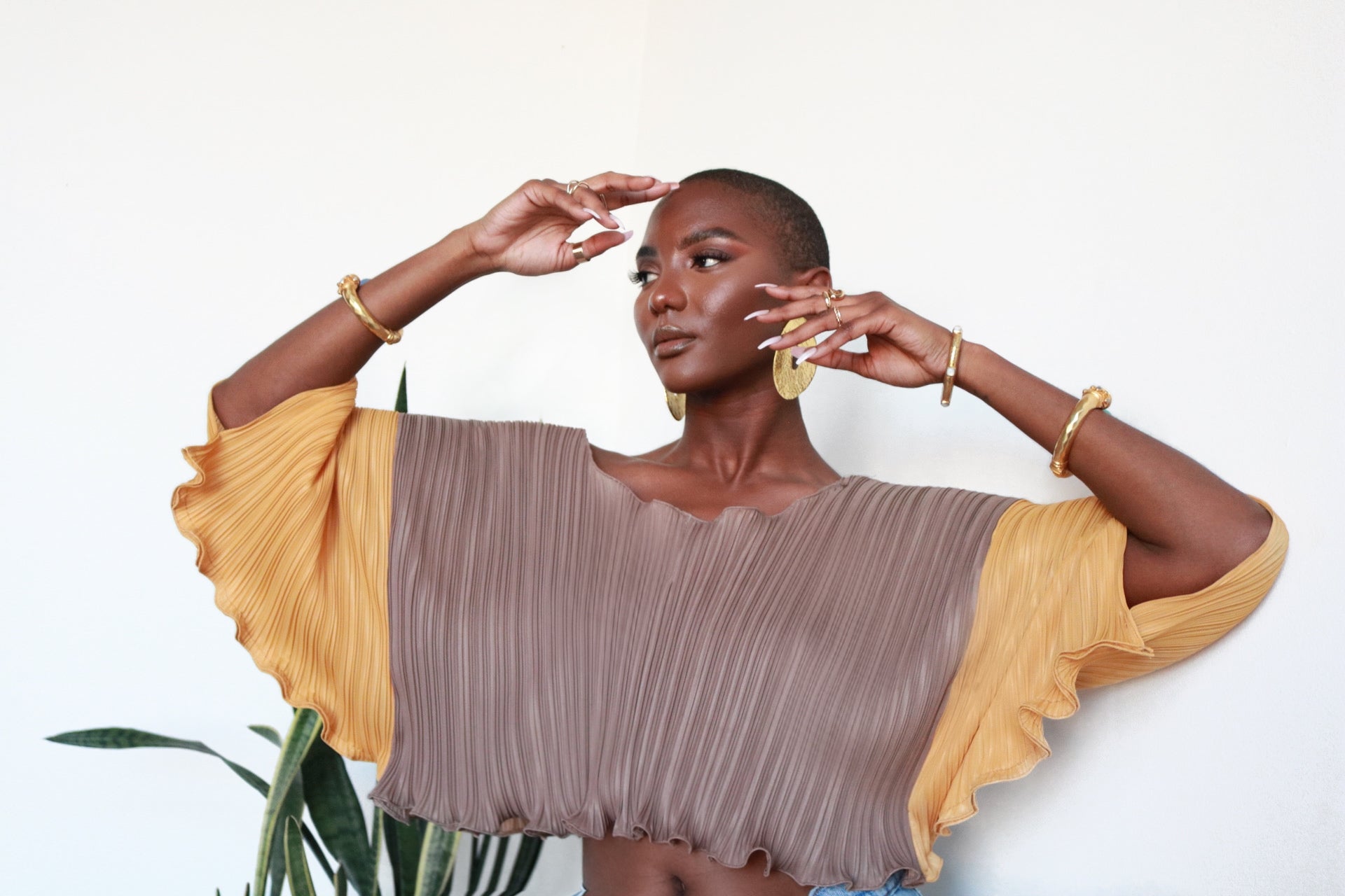 Jodi Reworked Plisse Top | Fits: S-L