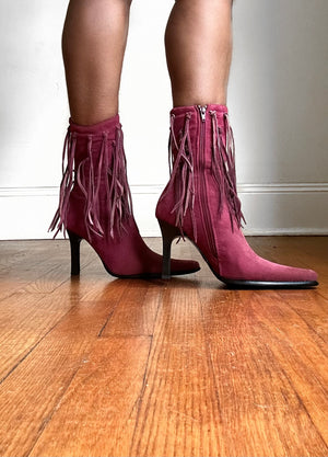Gigi Y2K Fringe Boots | Size: 7.5