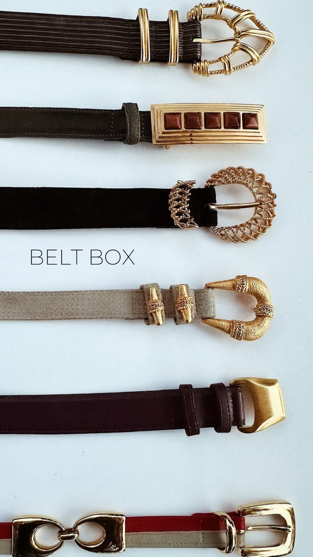 Vtg Belt Box | XS-XL