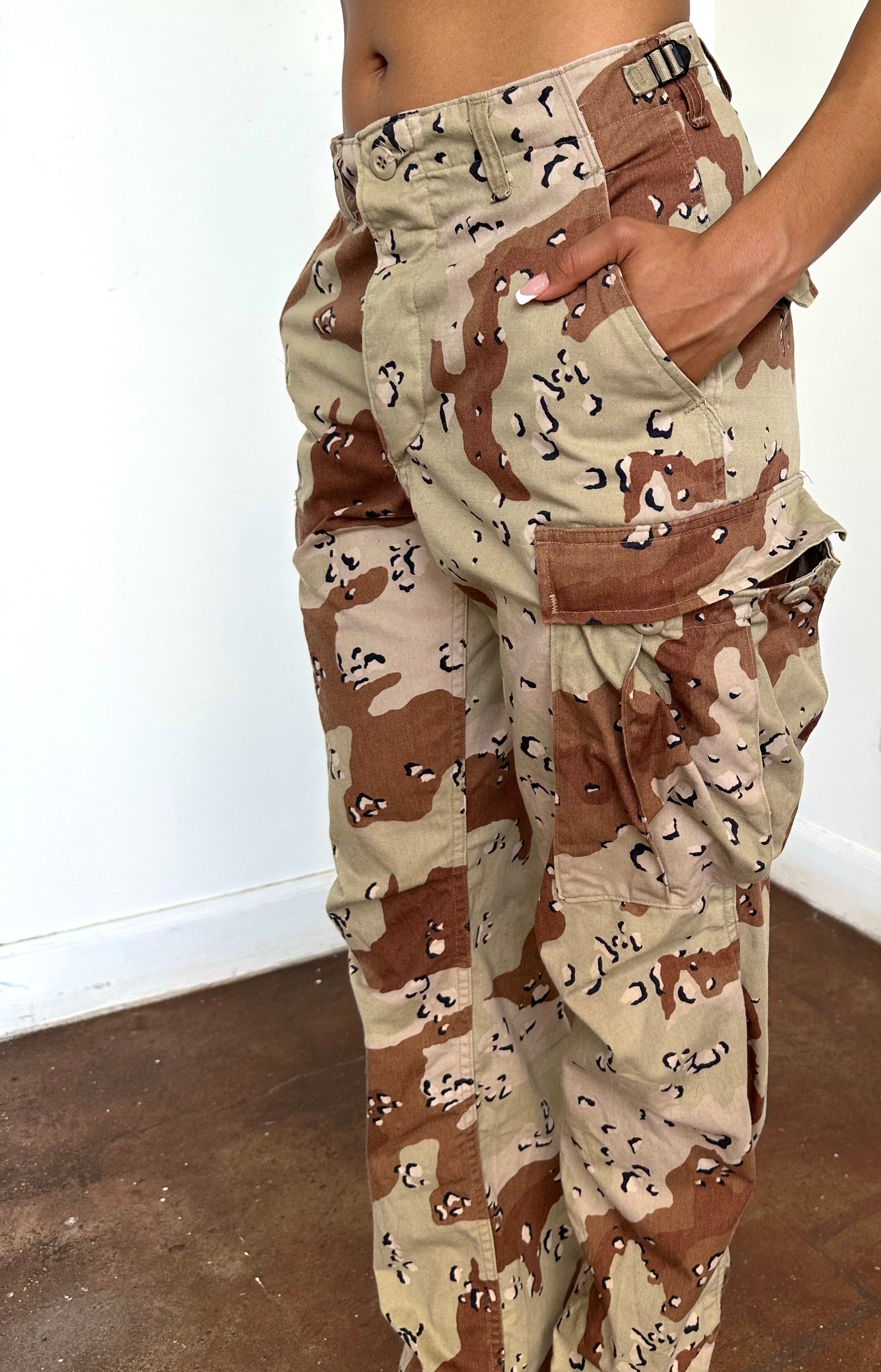 Vtg Camo Pants | S/M